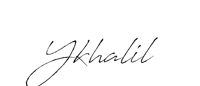 Antro_Vectra is a professional signature style that is perfect for those who want to add a touch of class to their signature. It is also a great choice for those who want to make their signature more unique. Get Ykhalil name to fancy signature for free. Ykhalil signature style 6 images and pictures png