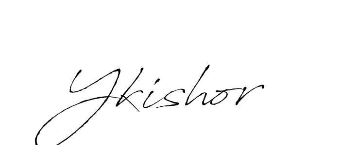 The best way (Antro_Vectra) to make a short signature is to pick only two or three words in your name. The name Ykishor include a total of six letters. For converting this name. Ykishor signature style 6 images and pictures png