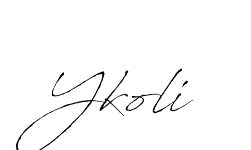 How to Draw Ykoli signature style? Antro_Vectra is a latest design signature styles for name Ykoli. Ykoli signature style 6 images and pictures png