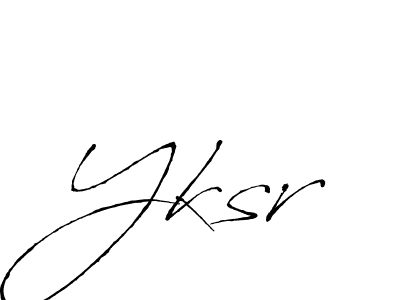 How to Draw Yksr signature style? Antro_Vectra is a latest design signature styles for name Yksr. Yksr signature style 6 images and pictures png