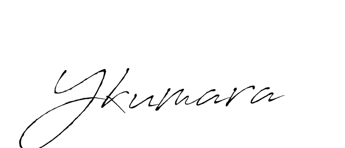 How to make Ykumara signature? Antro_Vectra is a professional autograph style. Create handwritten signature for Ykumara name. Ykumara signature style 6 images and pictures png
