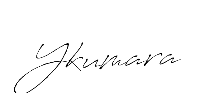 How to make Ykumara signature? Antro_Vectra is a professional autograph style. Create handwritten signature for Ykumara name. Ykumara signature style 6 images and pictures png