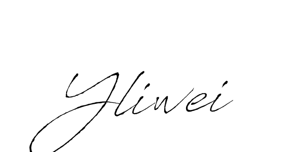 How to make Yliwei name signature. Use Antro_Vectra style for creating short signs online. This is the latest handwritten sign. Yliwei signature style 6 images and pictures png