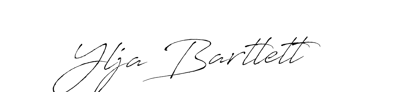 You should practise on your own different ways (Antro_Vectra) to write your name (Ylja Bartlett) in signature. don't let someone else do it for you. Ylja Bartlett signature style 6 images and pictures png