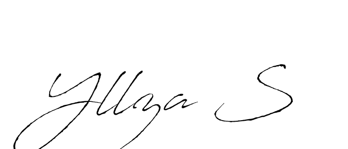 Use a signature maker to create a handwritten signature online. With this signature software, you can design (Antro_Vectra) your own signature for name Yllza S. Yllza S signature style 6 images and pictures png