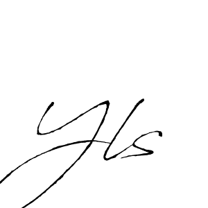 The best way (Antro_Vectra) to make a short signature is to pick only two or three words in your name. The name Yls include a total of six letters. For converting this name. Yls signature style 6 images and pictures png