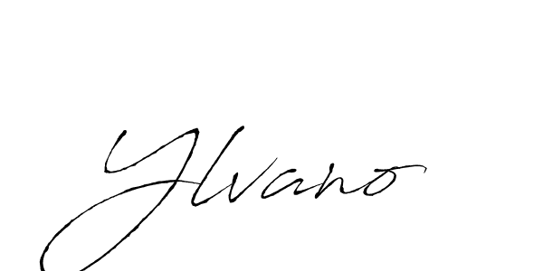 Make a beautiful signature design for name Ylvano. With this signature (Antro_Vectra) style, you can create a handwritten signature for free. Ylvano signature style 6 images and pictures png