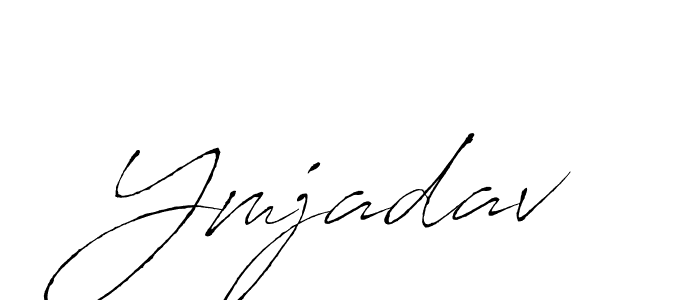 Design your own signature with our free online signature maker. With this signature software, you can create a handwritten (Antro_Vectra) signature for name Ymjadav. Ymjadav signature style 6 images and pictures png