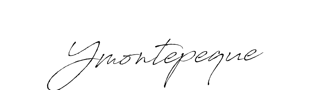How to make Ymontepeque name signature. Use Antro_Vectra style for creating short signs online. This is the latest handwritten sign. Ymontepeque signature style 6 images and pictures png