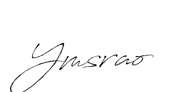 Design your own signature with our free online signature maker. With this signature software, you can create a handwritten (Antro_Vectra) signature for name Ymsrao. Ymsrao signature style 6 images and pictures png