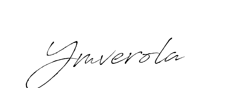 Design your own signature with our free online signature maker. With this signature software, you can create a handwritten (Antro_Vectra) signature for name Ymverola. Ymverola signature style 6 images and pictures png