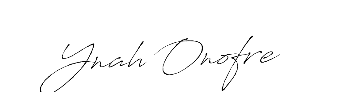 Create a beautiful signature design for name Ynah Onofre. With this signature (Antro_Vectra) fonts, you can make a handwritten signature for free. Ynah Onofre signature style 6 images and pictures png