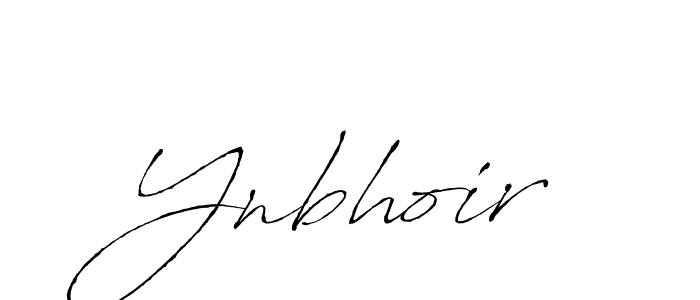Make a beautiful signature design for name Ynbhoir. With this signature (Antro_Vectra) style, you can create a handwritten signature for free. Ynbhoir signature style 6 images and pictures png