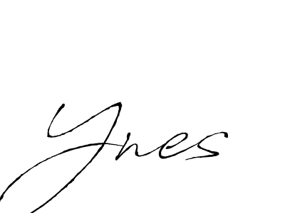 How to make Ynes name signature. Use Antro_Vectra style for creating short signs online. This is the latest handwritten sign. Ynes signature style 6 images and pictures png