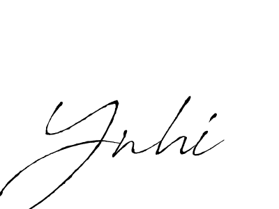 Make a beautiful signature design for name Ynhi. With this signature (Antro_Vectra) style, you can create a handwritten signature for free. Ynhi signature style 6 images and pictures png