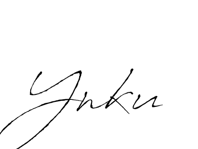 Design your own signature with our free online signature maker. With this signature software, you can create a handwritten (Antro_Vectra) signature for name Ynku. Ynku signature style 6 images and pictures png