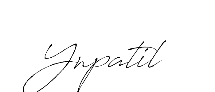 Use a signature maker to create a handwritten signature online. With this signature software, you can design (Antro_Vectra) your own signature for name Ynpatil. Ynpatil signature style 6 images and pictures png