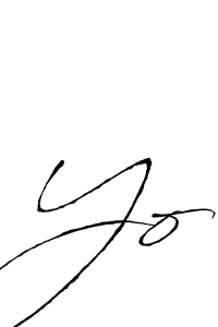 Use a signature maker to create a handwritten signature online. With this signature software, you can design (Antro_Vectra) your own signature for name Yo. Yo signature style 6 images and pictures png