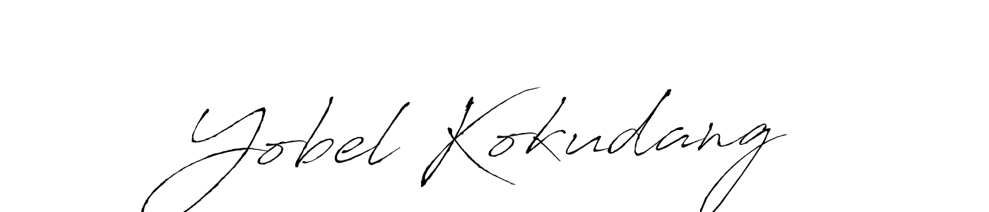 Create a beautiful signature design for name Yobel Kokudang. With this signature (Antro_Vectra) fonts, you can make a handwritten signature for free. Yobel Kokudang signature style 6 images and pictures png