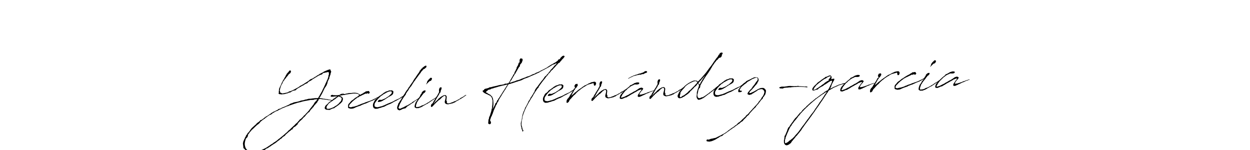 Make a short Yocelin Hernández-garcia signature style. Manage your documents anywhere anytime using Antro_Vectra. Create and add eSignatures, submit forms, share and send files easily. Yocelin Hernández-garcia signature style 6 images and pictures png