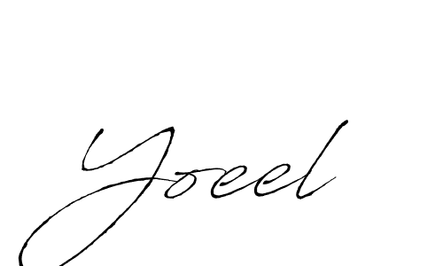 Design your own signature with our free online signature maker. With this signature software, you can create a handwritten (Antro_Vectra) signature for name Yoeel. Yoeel signature style 6 images and pictures png