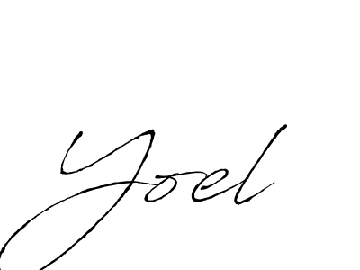 Also You can easily find your signature by using the search form. We will create Yoel name handwritten signature images for you free of cost using Antro_Vectra sign style. Yoel signature style 6 images and pictures png