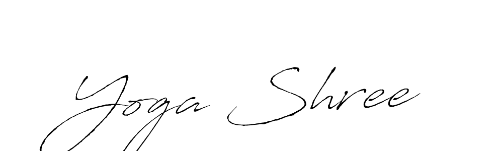Similarly Antro_Vectra is the best handwritten signature design. Signature creator online .You can use it as an online autograph creator for name Yoga Shree. Yoga Shree signature style 6 images and pictures png