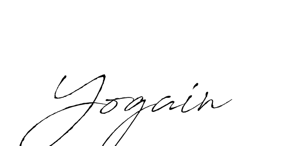 Make a beautiful signature design for name Yogain. Use this online signature maker to create a handwritten signature for free. Yogain signature style 6 images and pictures png