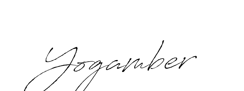 Similarly Antro_Vectra is the best handwritten signature design. Signature creator online .You can use it as an online autograph creator for name Yogamber. Yogamber signature style 6 images and pictures png