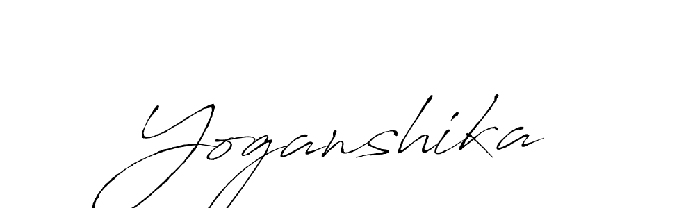 How to make Yoganshika signature? Antro_Vectra is a professional autograph style. Create handwritten signature for Yoganshika name. Yoganshika signature style 6 images and pictures png