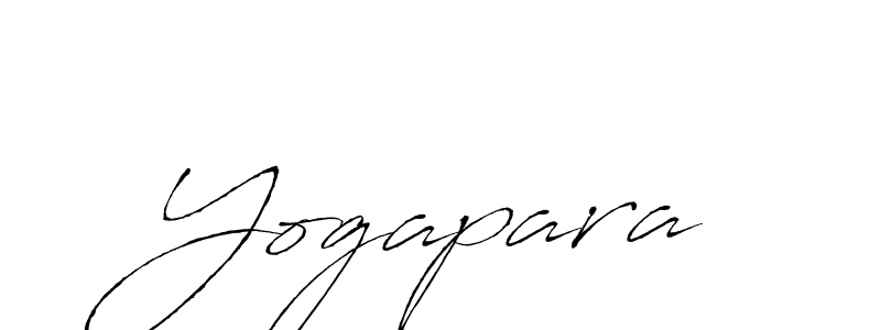 How to make Yogapara signature? Antro_Vectra is a professional autograph style. Create handwritten signature for Yogapara name. Yogapara signature style 6 images and pictures png