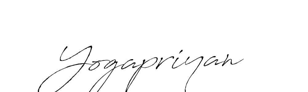 Design your own signature with our free online signature maker. With this signature software, you can create a handwritten (Antro_Vectra) signature for name Yogapriyan. Yogapriyan signature style 6 images and pictures png
