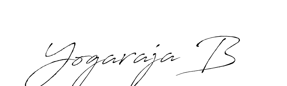 Create a beautiful signature design for name Yogaraja B. With this signature (Antro_Vectra) fonts, you can make a handwritten signature for free. Yogaraja B signature style 6 images and pictures png
