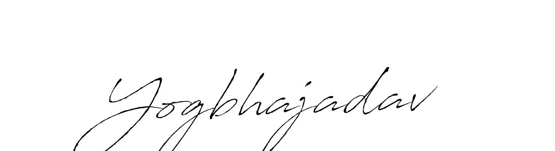 How to make Yogbhajadav signature? Antro_Vectra is a professional autograph style. Create handwritten signature for Yogbhajadav name. Yogbhajadav signature style 6 images and pictures png