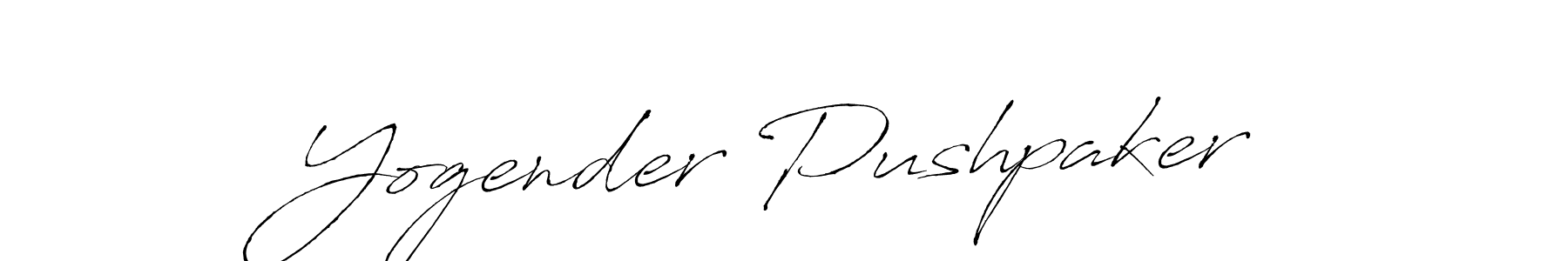 Similarly Antro_Vectra is the best handwritten signature design. Signature creator online .You can use it as an online autograph creator for name Yogender Pushpaker. Yogender Pushpaker signature style 6 images and pictures png