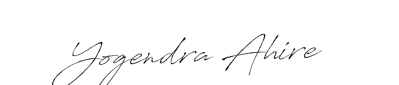 It looks lik you need a new signature style for name Yogendra Ahire. Design unique handwritten (Antro_Vectra) signature with our free signature maker in just a few clicks. Yogendra Ahire signature style 6 images and pictures png