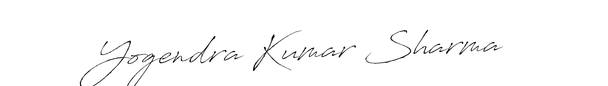 Also we have Yogendra Kumar Sharma name is the best signature style. Create professional handwritten signature collection using Antro_Vectra autograph style. Yogendra Kumar Sharma signature style 6 images and pictures png