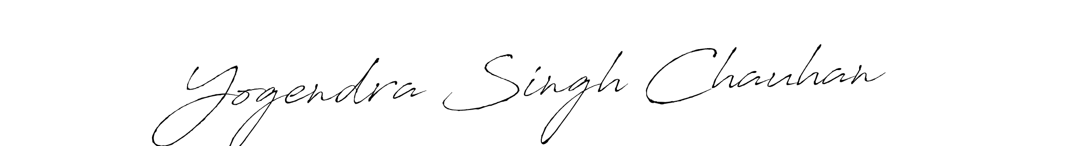 How to make Yogendra Singh Chauhan signature? Antro_Vectra is a professional autograph style. Create handwritten signature for Yogendra Singh Chauhan name. Yogendra Singh Chauhan signature style 6 images and pictures png