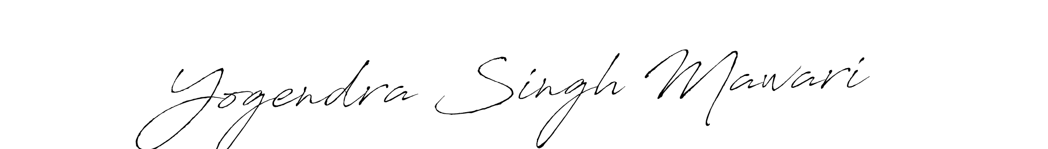 Create a beautiful signature design for name Yogendra Singh Mawari. With this signature (Antro_Vectra) fonts, you can make a handwritten signature for free. Yogendra Singh Mawari signature style 6 images and pictures png