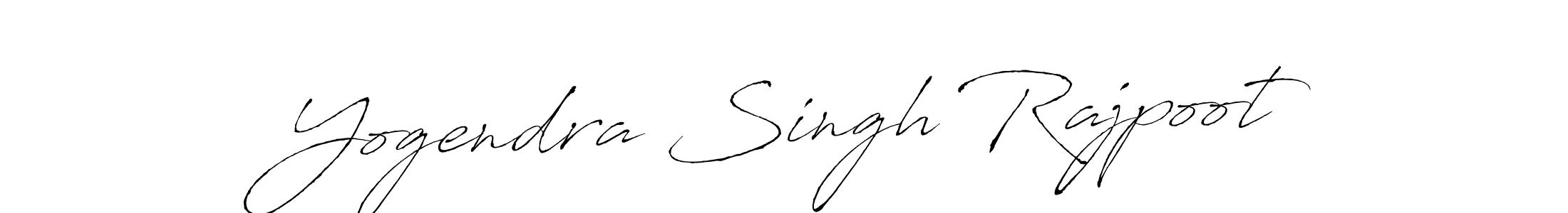 How to make Yogendra Singh Rajpoot signature? Antro_Vectra is a professional autograph style. Create handwritten signature for Yogendra Singh Rajpoot name. Yogendra Singh Rajpoot signature style 6 images and pictures png