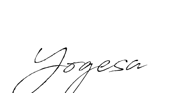 Yogesa stylish signature style. Best Handwritten Sign (Antro_Vectra) for my name. Handwritten Signature Collection Ideas for my name Yogesa. Yogesa signature style 6 images and pictures png