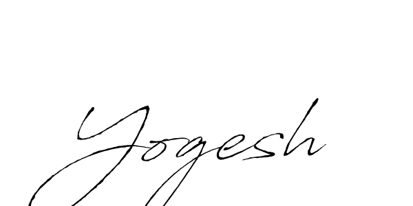 How to make Yogesh name signature. Use Antro_Vectra style for creating short signs online. This is the latest handwritten sign. Yogesh signature style 6 images and pictures png