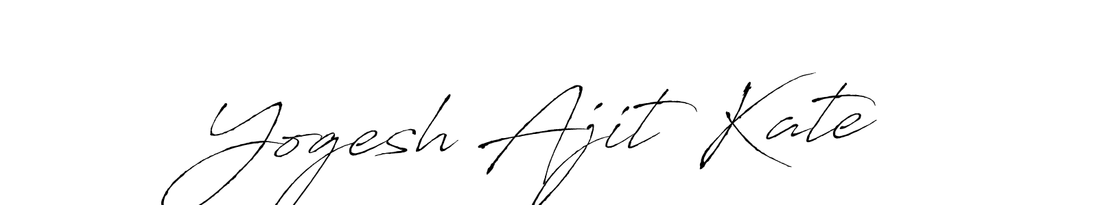 Use a signature maker to create a handwritten signature online. With this signature software, you can design (Antro_Vectra) your own signature for name Yogesh Ajit Kate. Yogesh Ajit Kate signature style 6 images and pictures png