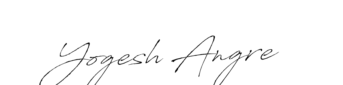 You can use this online signature creator to create a handwritten signature for the name Yogesh Angre. This is the best online autograph maker. Yogesh Angre signature style 6 images and pictures png