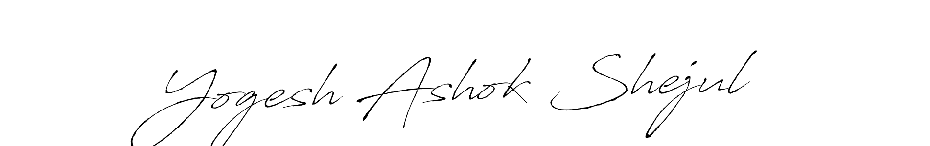 Make a short Yogesh Ashok Shejul signature style. Manage your documents anywhere anytime using Antro_Vectra. Create and add eSignatures, submit forms, share and send files easily. Yogesh Ashok Shejul signature style 6 images and pictures png