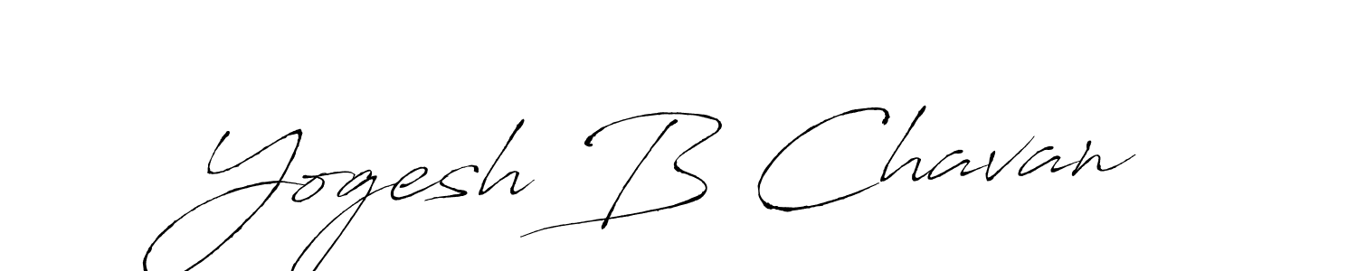 How to make Yogesh B Chavan signature? Antro_Vectra is a professional autograph style. Create handwritten signature for Yogesh B Chavan name. Yogesh B Chavan signature style 6 images and pictures png