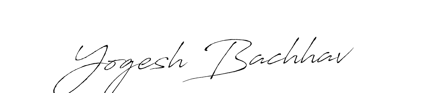 Create a beautiful signature design for name Yogesh Bachhav. With this signature (Antro_Vectra) fonts, you can make a handwritten signature for free. Yogesh Bachhav signature style 6 images and pictures png