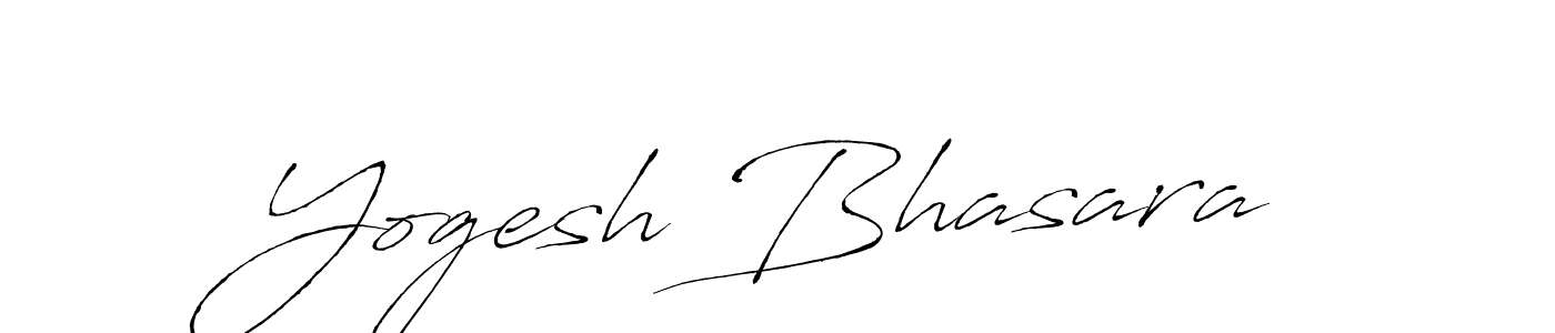 Create a beautiful signature design for name Yogesh Bhasara. With this signature (Antro_Vectra) fonts, you can make a handwritten signature for free. Yogesh Bhasara signature style 6 images and pictures png