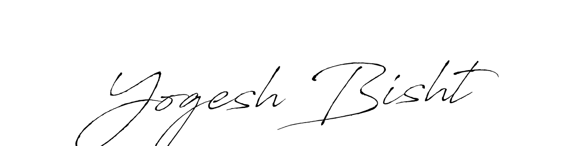 How to make Yogesh Bisht signature? Antro_Vectra is a professional autograph style. Create handwritten signature for Yogesh Bisht name. Yogesh Bisht signature style 6 images and pictures png