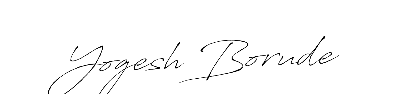 Use a signature maker to create a handwritten signature online. With this signature software, you can design (Antro_Vectra) your own signature for name Yogesh Borude. Yogesh Borude signature style 6 images and pictures png